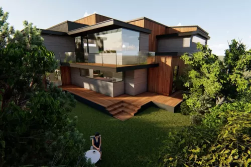 Architecture building a house