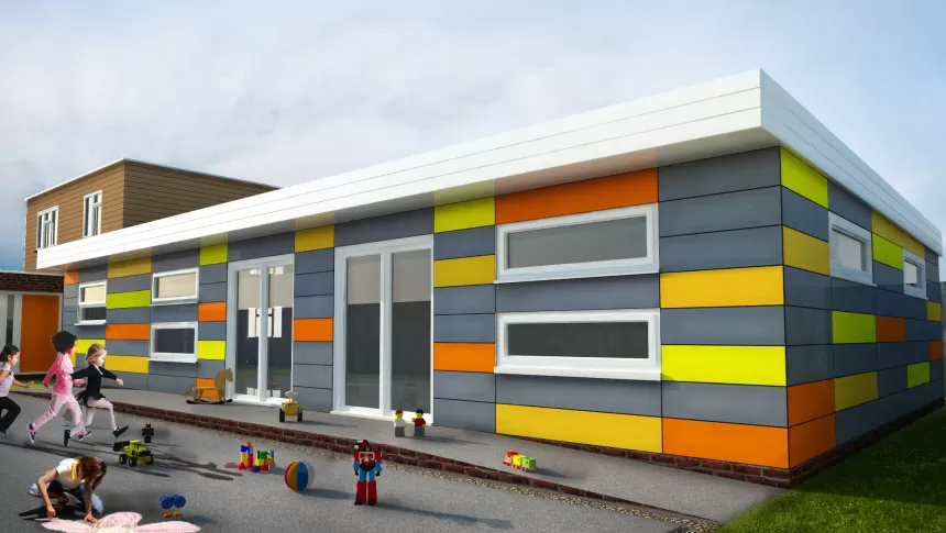 Butterflies Montessori School Warley Brentwood School Extension Planning approval design Front CGI