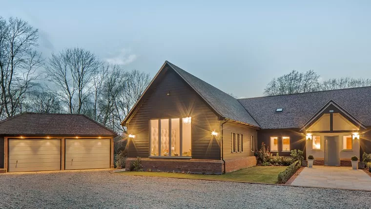 Timbers Yard Wyatts Green Brentwood New Build Barn Style Traditional Home Triple Garage