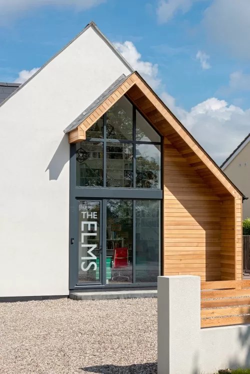 The Elms Ongar Residential Extension Clading front