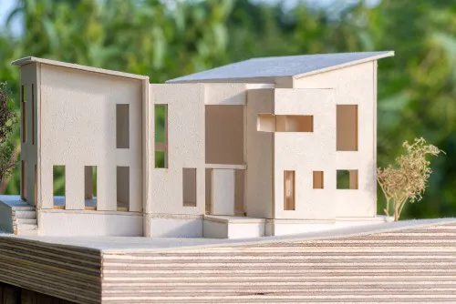 Yggdrasil Billericay butterfly winged form timber cladding New Build Contemporary Home