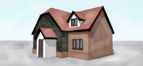 Broadfields West horndon Detatched houses New Build Traditional Front