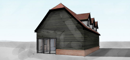 Broadfields West horndon Detatched houses New Build Traditional Rear