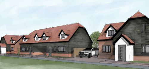 Broadfields West horndon Detatched houses New Build Traditional