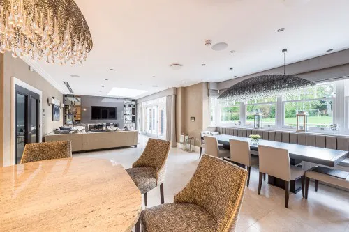 Hillwood House Shenfield New Build Traditional Home Open Plan Kitchen Diner beautiful detailing and high end interiors