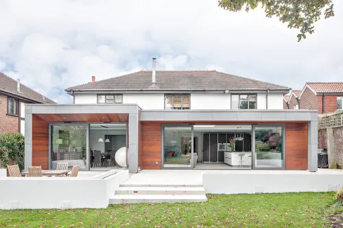 West Billericay Essex Contemporary Extension Garden Lansdscape