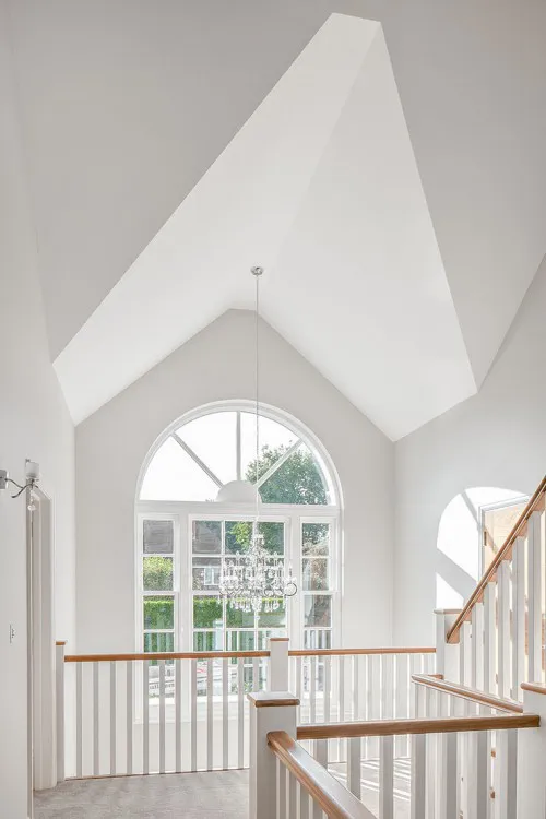 Longmead Shenfield New Build Traditional Home Hallway Gallery Stairway Traditional Window Natural Light