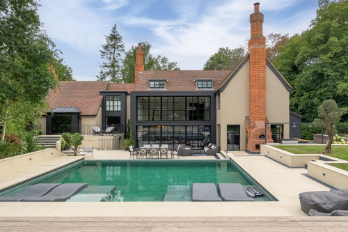 1.Templeton House Chelmsford Extension Refurbishment Contemporary Swimming Pool Afresco Dining