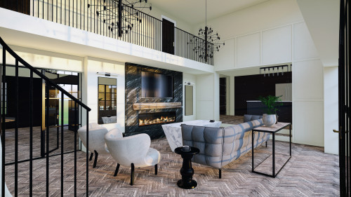 3.Templeton Chelmsford Extension Panel Cladding contemporary two storey planning approved greenbelt chimneys interior fireplace