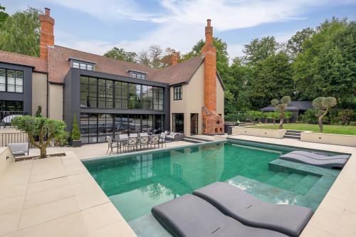 Templeton House Chelmsford Extension Refurbishment Contemporary Zinc Swimming Pool