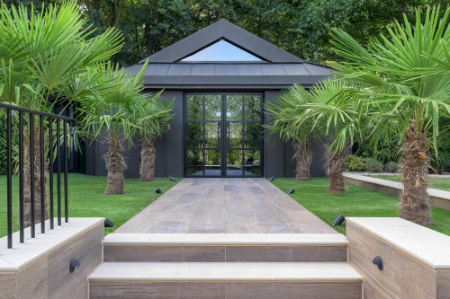 Templeton House Chelmsford Extension Refurbishment Contemporary outbuilding zinc cladding
