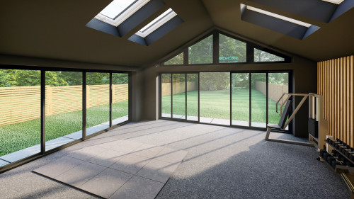 Foxdale Contemporary Ouutbuilding Brentwood essex gym dance studio