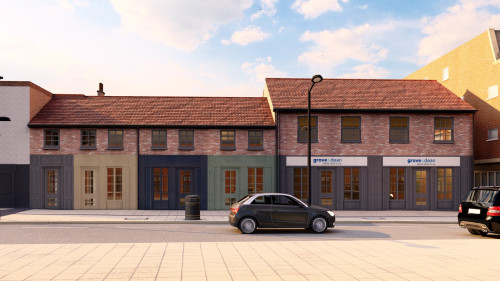 Hornchurch Business Center Havery refurb retail units HQ