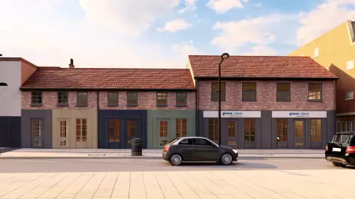 Hornchurch Business Center Havery refurb retail units HQ