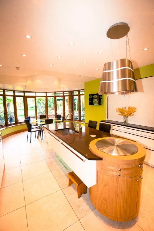 E lodge shenfiled essex private residence open plan kitchen diner