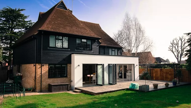 Timbers Shenfield Residential Extension Bifold Doors Render