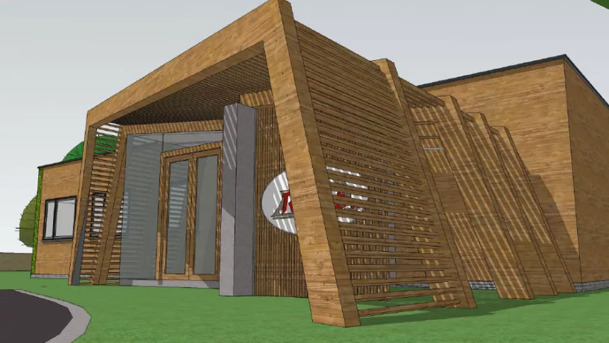 CGI Kelvedon Commercial Brentwood New Build CGI Front Side view