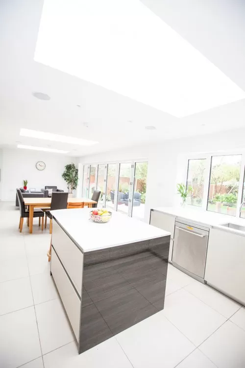Shenfield Rd Contemporary Extension Kitchen Diner Open Plan