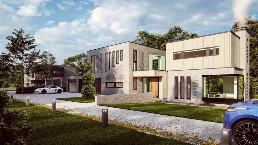 1.HERO Oaks Pines 1.New Build Contemporary Houses Great Warley