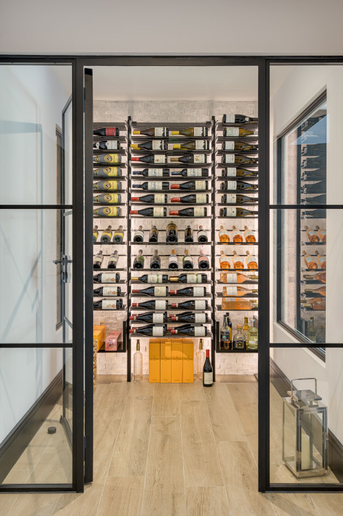 Badgers Billericay Extensions Stairway contemporary Dining room wine celler modern