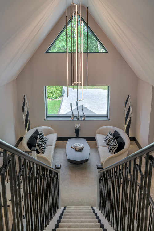 Badgers Billericay Extensions Stairway contemporary glazed windows hallway lounge